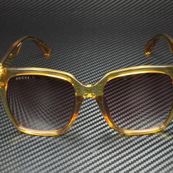 Gucci Yellow 53mm Sunglasses